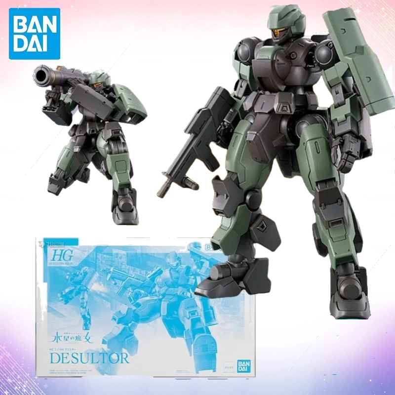 

In Stock Model Toys Bandai Genuine HG MD-0021 Desultor Gundam The Witch From Mercury Anime Action Figure Robot Assembly Gift Toy
