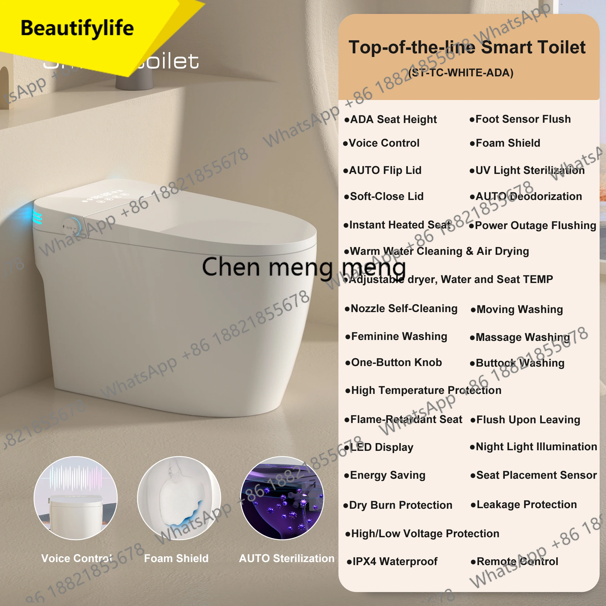 A17 Smart Toilet Wi…