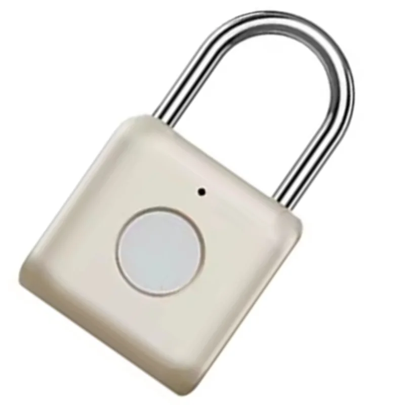 

ABSQ-Fingerprint Smart Padlock Lock Intelligent Thumbprint Keyless Lock Smart Padlock With USB Charging Support