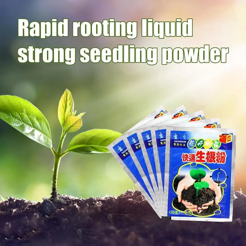 20pcs Fast Rooting Powder Plant Rapid Rooting Agent Strong Rooting Growth Hormones Fast Seedling Germination Powder Garden Tools