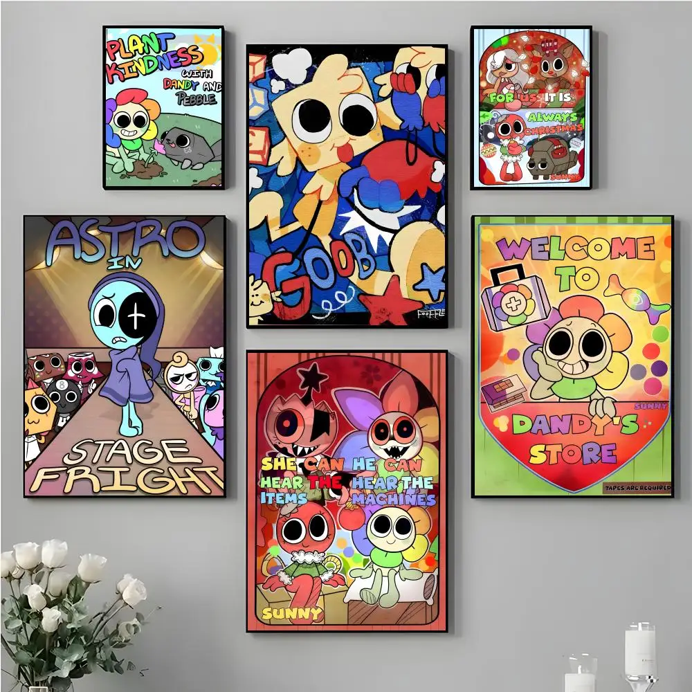 Anime Dandys World Poster High-definition poster stickers ideal gifts for bedrooms living rooms hallways  great