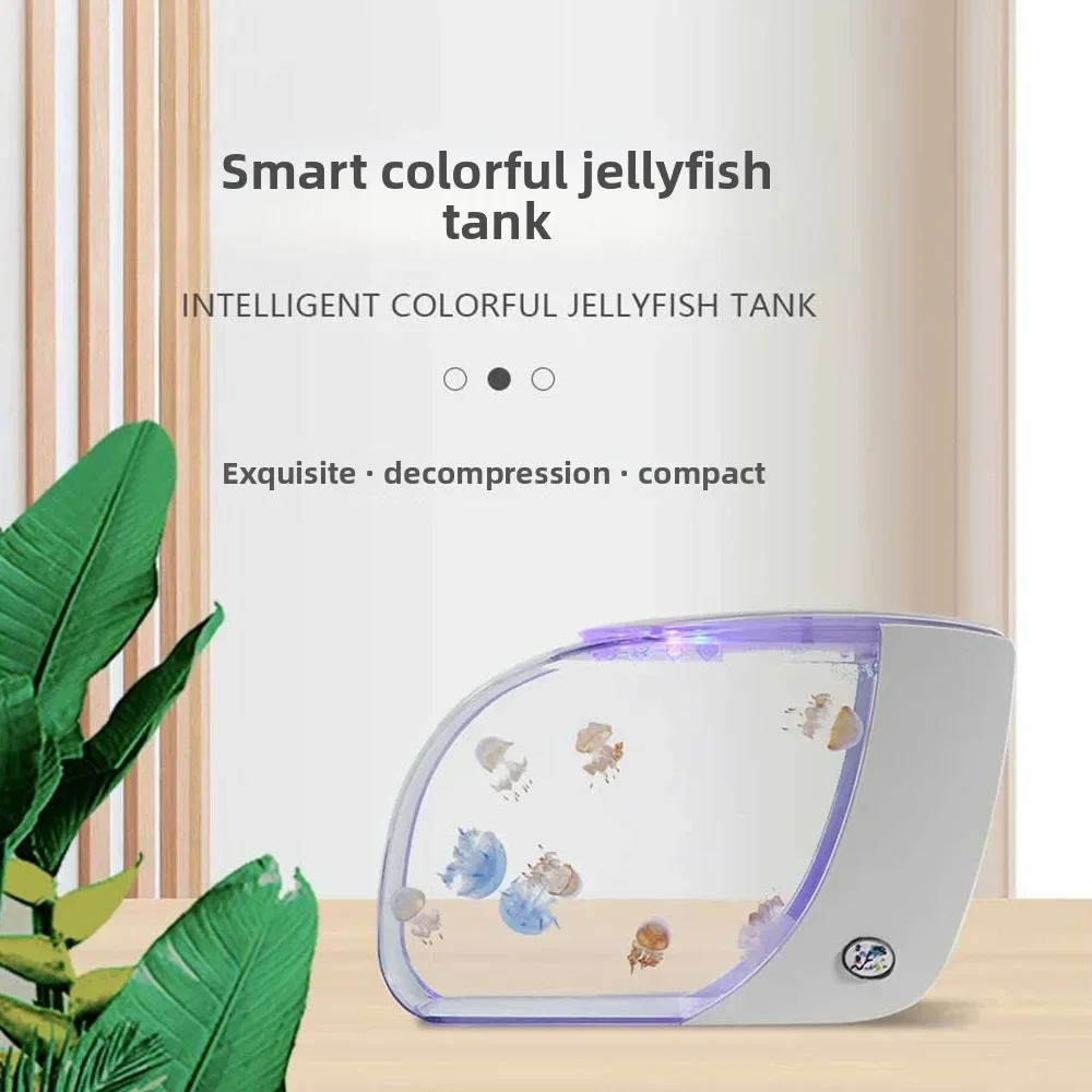 Intelligent Colorful Ultra HD Jellyfish Fish Tank Electronic Desktop