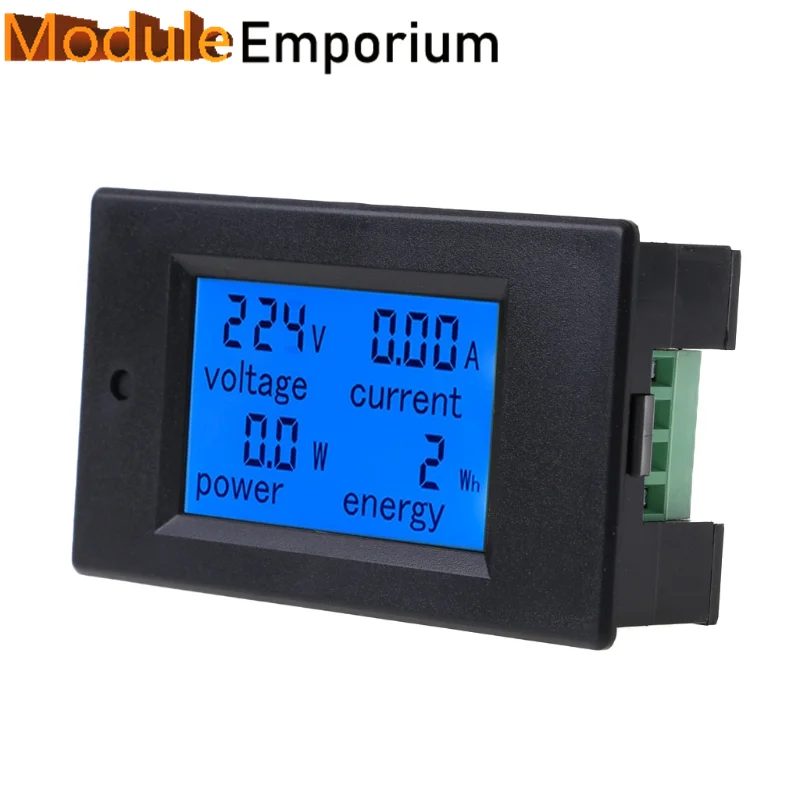 PZEM-061 AC80-260V โวลต์100A มิเตอร์พลังงานวัตต์ในปัจจุบันพร้อม CT เปิด