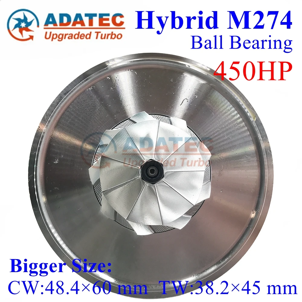 

Hybrid M274 Turbo Cartridg Ball Bearing 450HP A2740903280 A2740903480 A2740901980 Turbine AL0072 for Mercedes C200 C250 C260