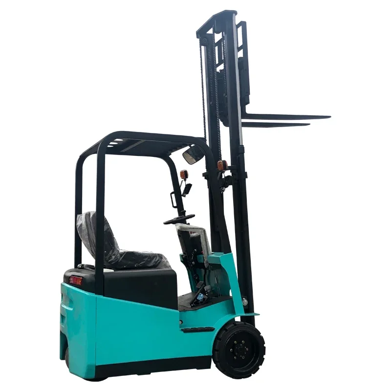 China Electric Forklift 4 Wheel Full Electric Pallet With Four Big Tyres Forklift