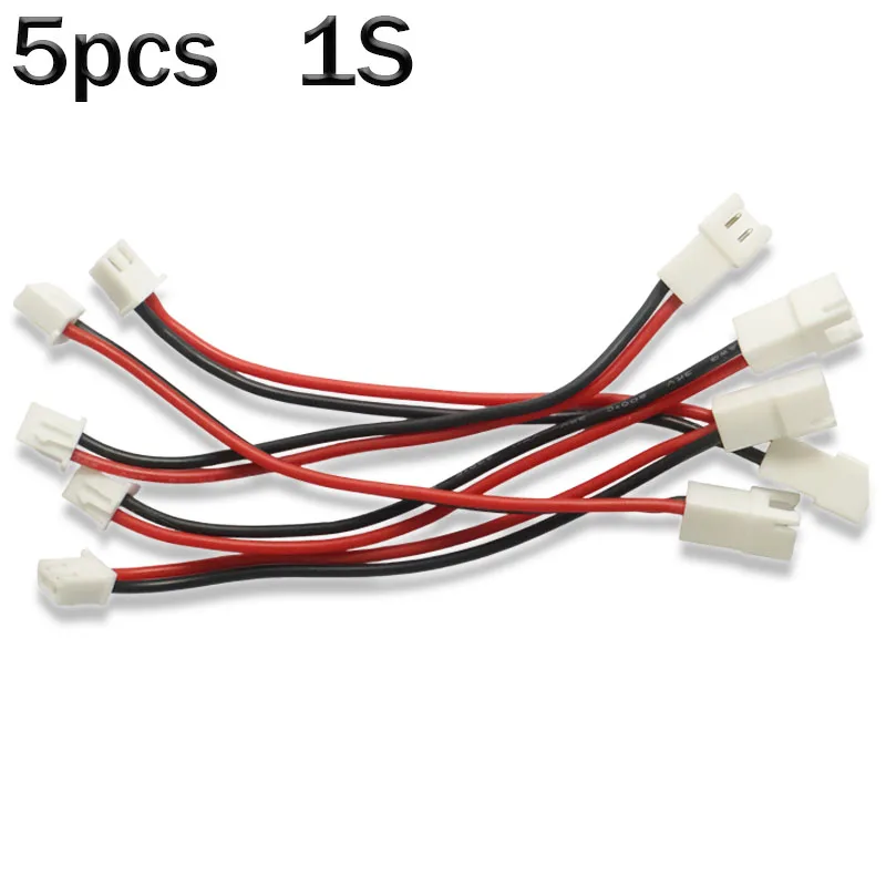 5Pcs/10Cm 1S-8S Male To Female Balancer Connection Cable For Rc Lipo Battery Charger Extension Charged Cable Lead Cord 
