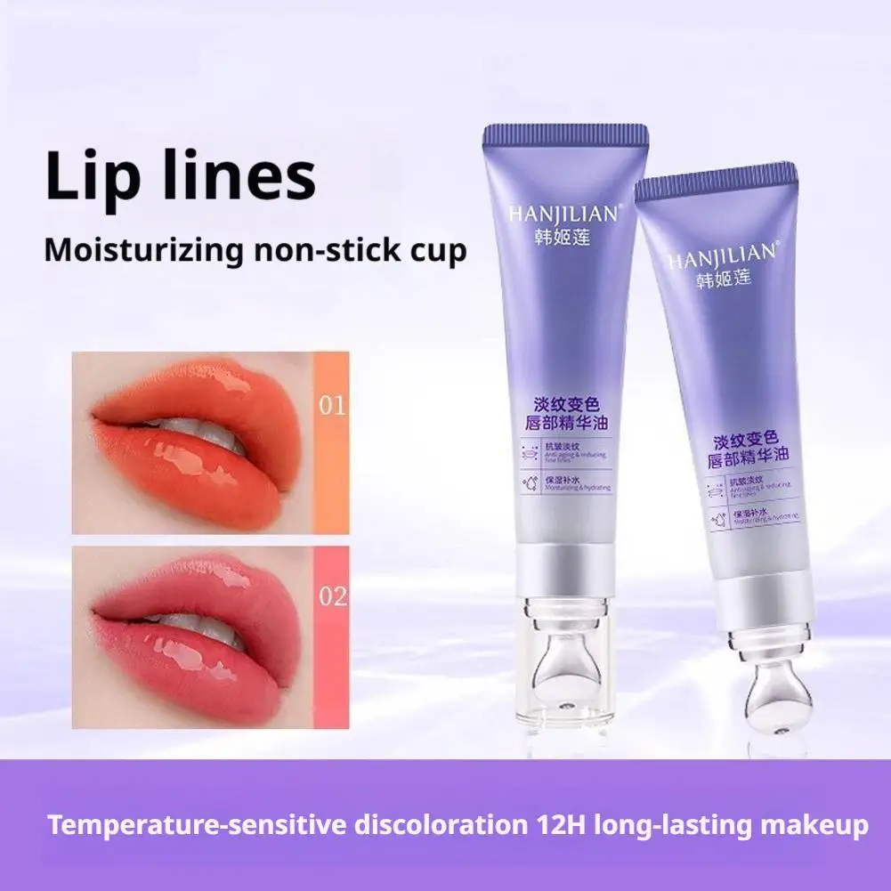 2Colors Crystal Temperature Change Moisturizing Lipstick Star Brilliant Jelly Shinny Lip Balm Long-lasting Lip Oil Care Makeup