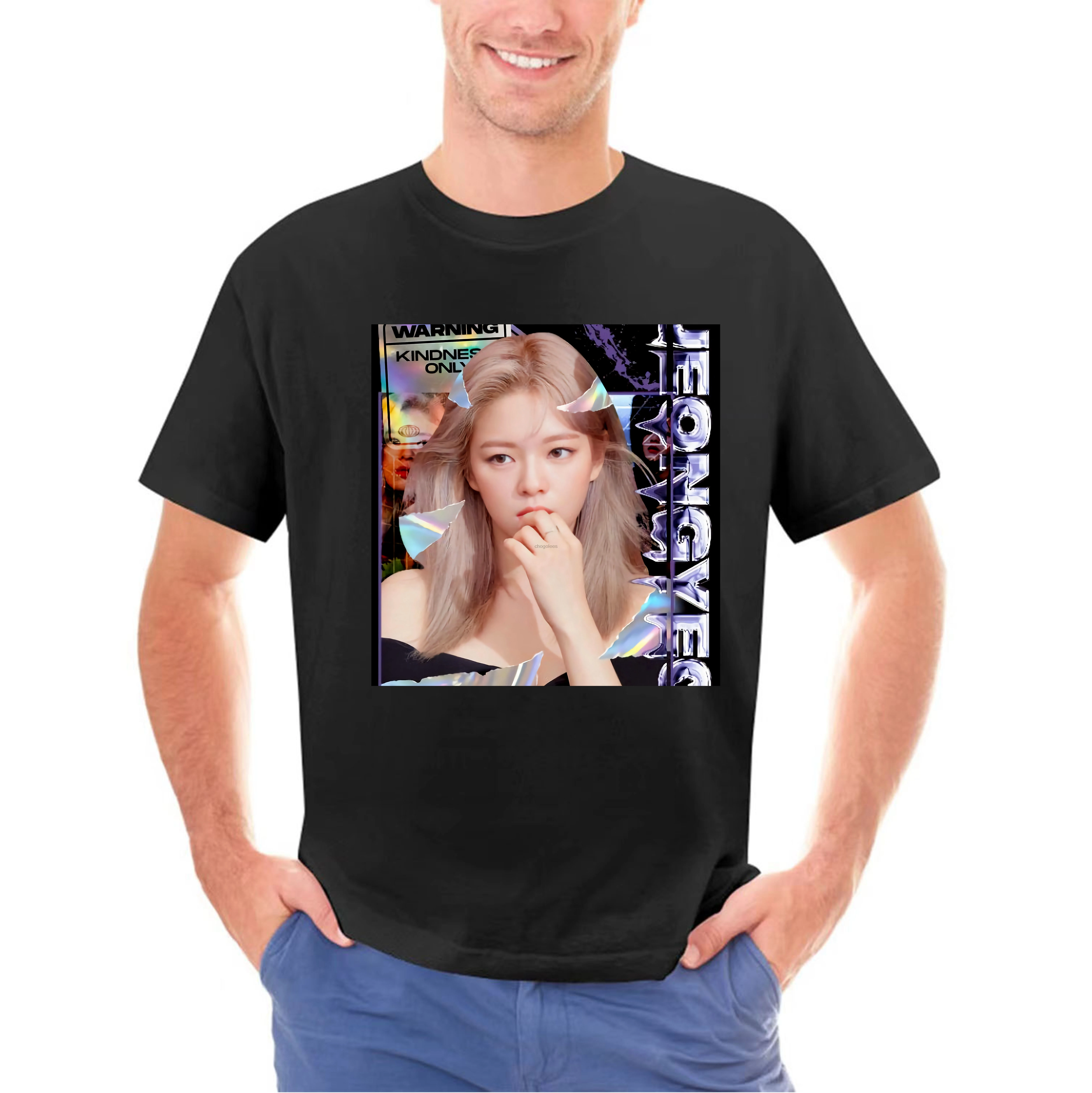 Jeongyeon Shirt Yoo Jeong-yeon Twice K-pop Girl Group Classic Unisex T-shirt Short-Sleeve Unisex Unique Gifts Vintage DWK112