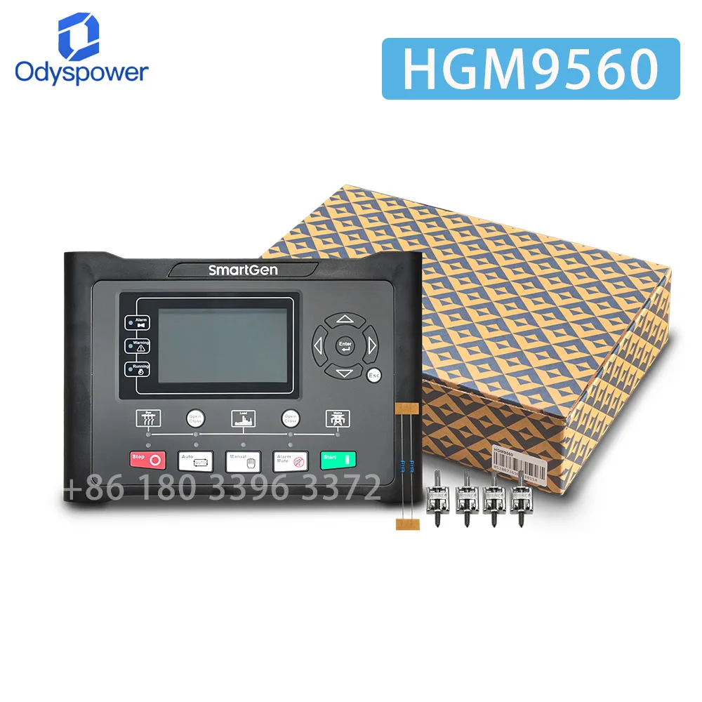 

Контроллер генератора Smartgen HGM9560 для параллельного подключения к сети, с несколькими режимами работы, AMF (автоматическое отключение при отключении сети)