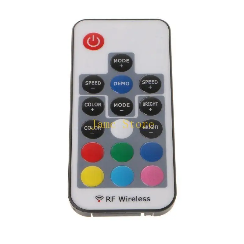 LX0B RGB Controller RF Wireless Remote Control for Case LED Light 3 Pin 5V/4 Pin 12V
