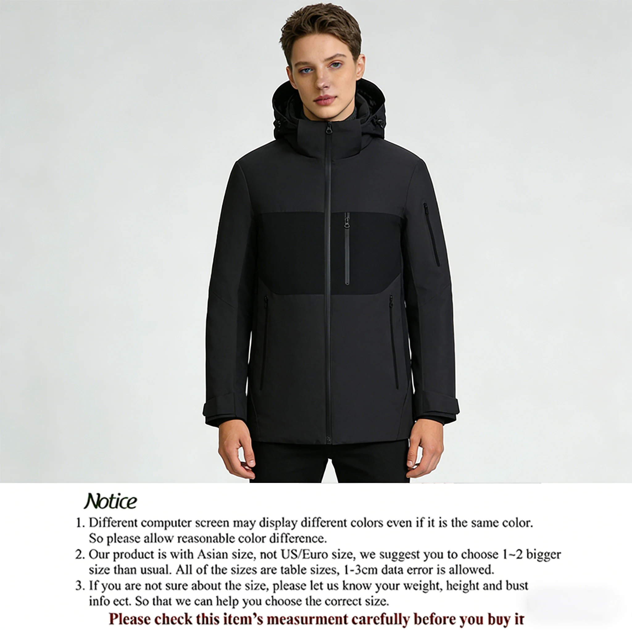 

Waterproof Windproof Custom Winter Outdoor Jackets 85% Duck Down Filled