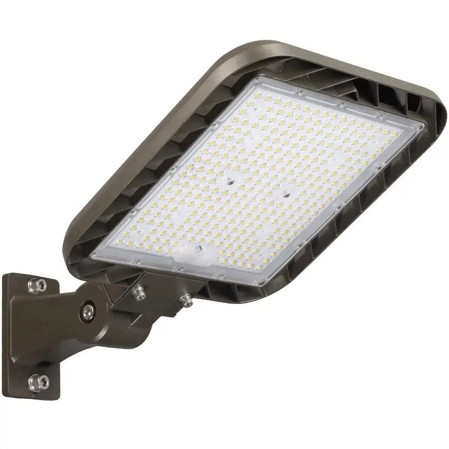 

Уличный светильник для парковки 200 Вт, 30000 лм, 5000K, с фотоэлементом от заката до рассвета, регулируемый кронштейн, светильники типа «шоукбокс» 100-277В, простая установка