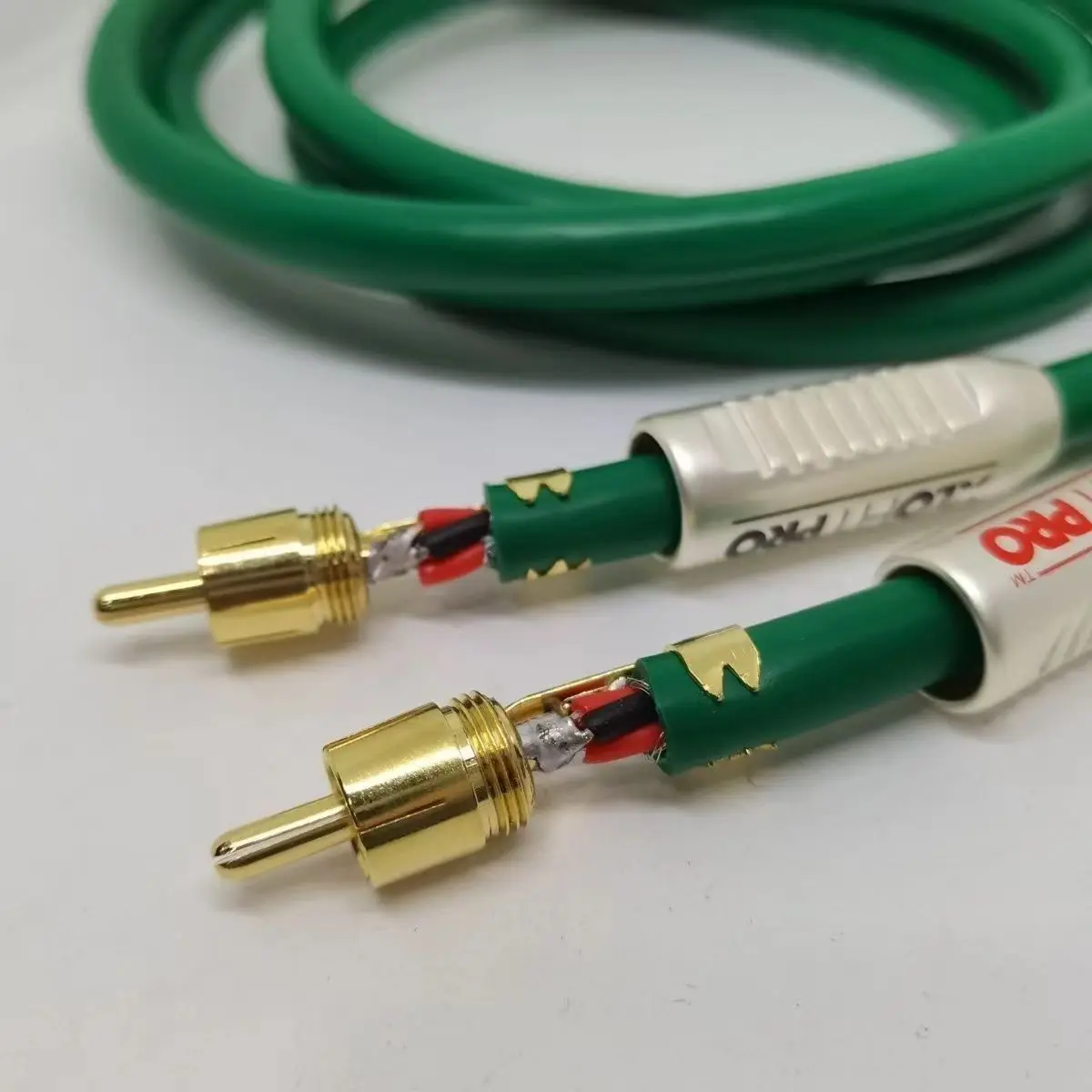 Mcintosh-cobre puro prata chapeado CD decodificador, Fever Grade, amplificador de potência, RCA, Lotus Dual, cabo de áudio, cabo de sinal, 4 núcleos