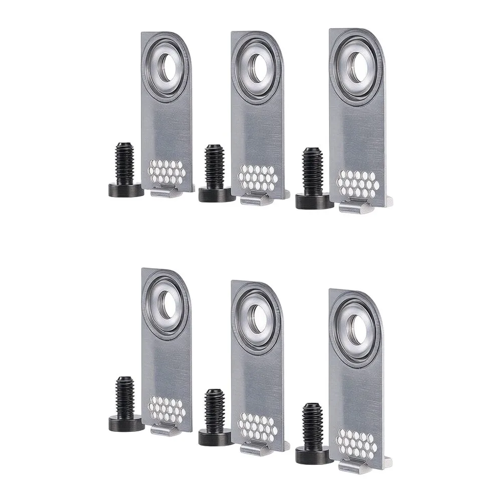 6 Pcs Steel Wiper Plate Set With Screws For X2D For 3D Printer Nozzle Cleaning For Durable Replacement Parts Accessories
