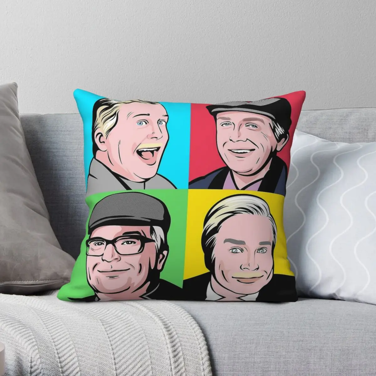 Still Game Scotland Square Pillowcase Polyester Linen Velvet Creative Decorative Throw Pillow Case Sofa Cushion Cover Wholesale