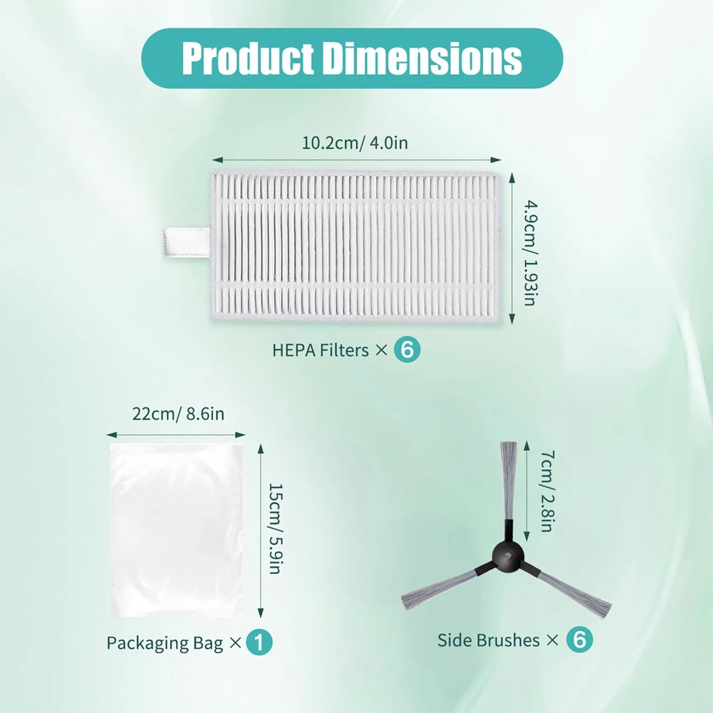 قطع غيار منظف SANQ لاستبدال مكنسة Bobsweep مناسبة لملحقات Bobsweep