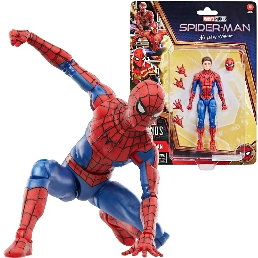 Genuine Marvel Legends Spider-Man Toby Garfield Dutch Brother William Baker Movies Spider-Man Action Figure Model Toy Xmas Gift