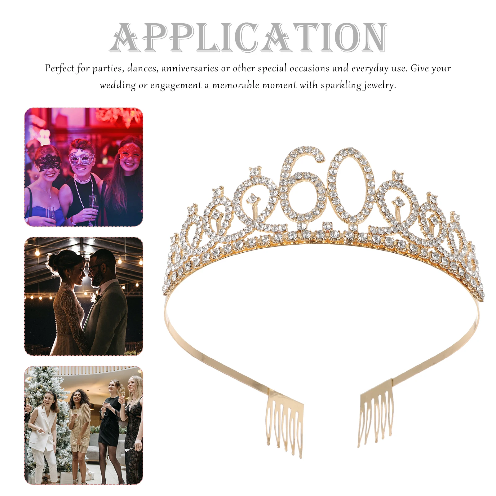 

Crown Headb Birthday Hair Clasp Wedding Decor Kids Headb s Party Accessories Rhinestone Alloy Shiny Lightweight
