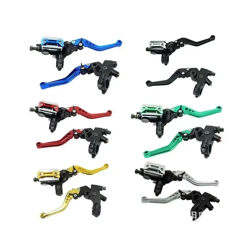 Motorcycle modification accessories Aluminum alloy CNC clutch handle 7/8 brake upper pump with throttle handle combination