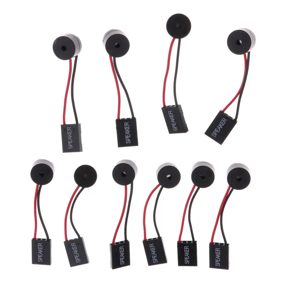 

10x Mainboard Computer PC Internal Speaker Buzzer Motherboard Beep Alarm