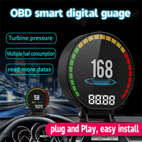 Hud Head Up Display OBD2 Display Car Accessories for Car Gadgets Hud Obd2 Display On Board Computer Obd2 GPS Digital Speedometer