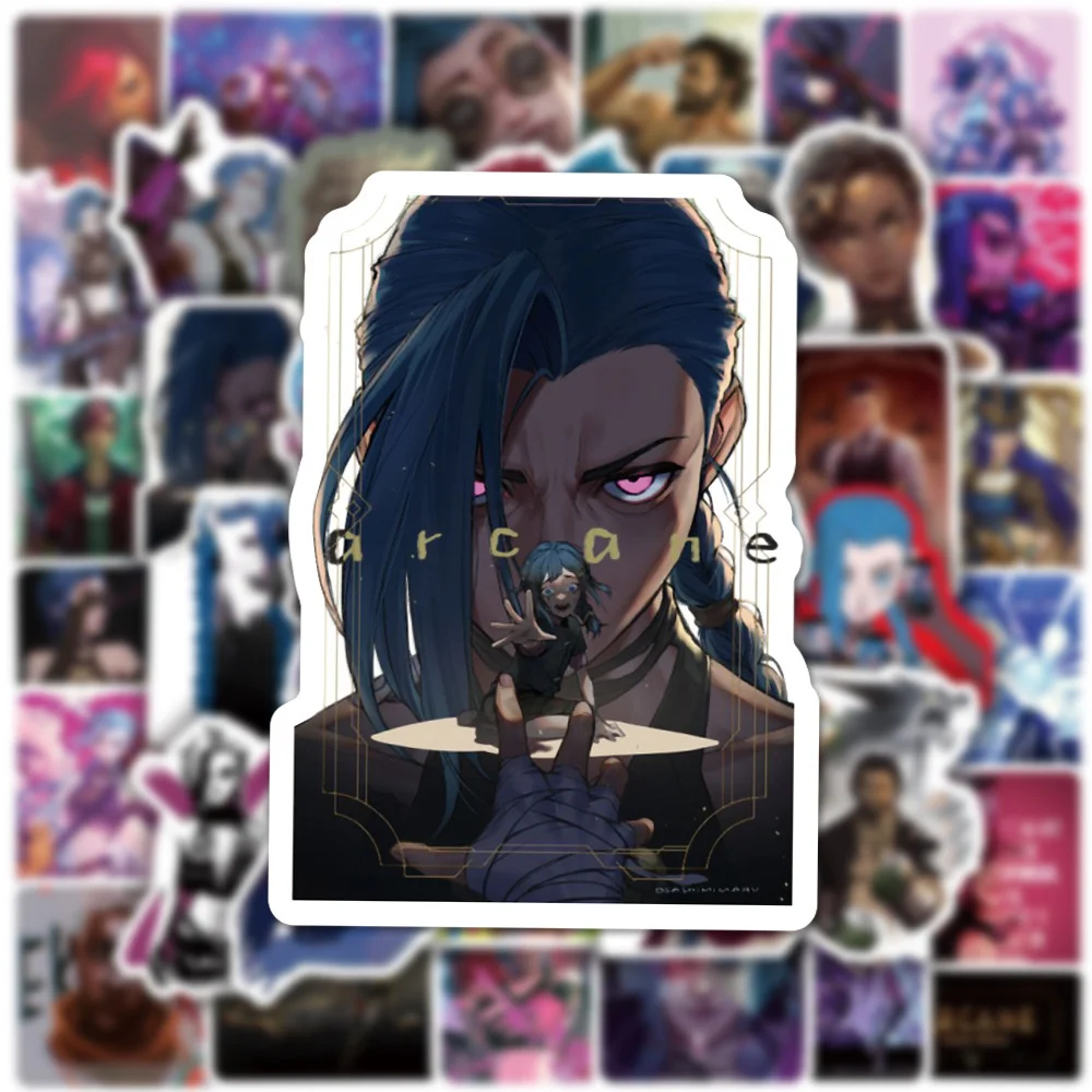10/30/50PCS League of Legends Derived Graffiti Stickers Electric Car Laptop Water Cup Waterproof Decorative Stickers Wholesale