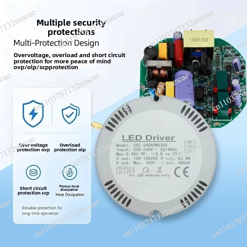Non-isolated Commercial Constant Current Drive High P Full Power 2.4G Smart Light Memory Intelligent Dimming Led Power Driver