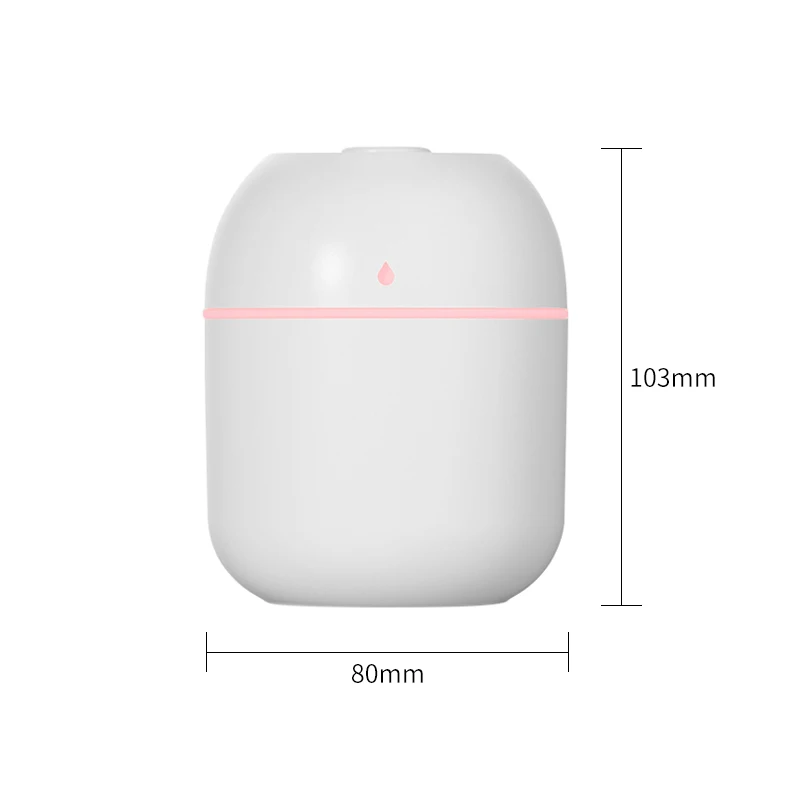 6PCS Convenient humidifier, bedroom desktop air humidifier, purifier, car mounted humidifier