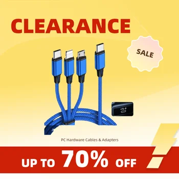 Clearance_Type-c خط شحن ثلاثة في واحد PD خط شحن سريع لمدة دق...