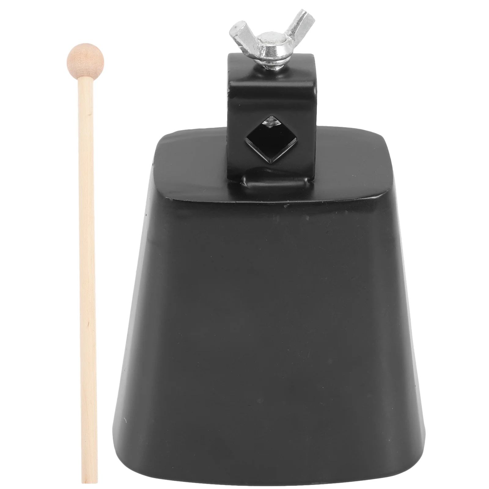 Toy Cow Bell Cowbells for Sporting Events Kids Musical Instrument Percussion Black Metal Child