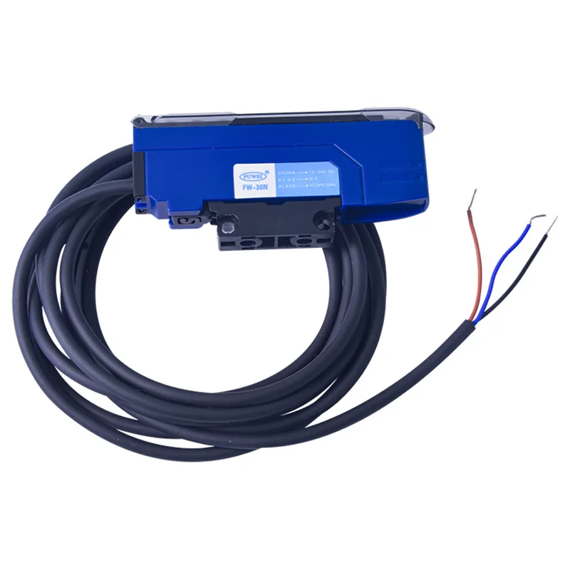 FW-30N M3 M4 M6 Dual Digital Display Fiber Optic Verstärker Glasfaserkabel Glasfasersensor Verpackung Gitter Automatisierung