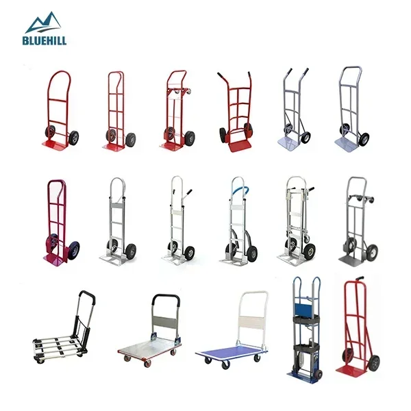 Aluminum alloy folding Pneumatic trolley