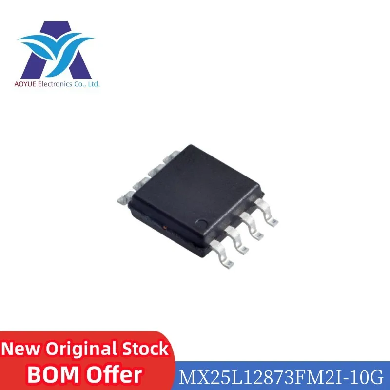 MX25L12873FM2I-10G NOR Flash Serial (SPI, Dual SPI, Quad SPI) 3V/3.3V 128M-bit 128M/64M/32M x 1/2-bit/4-bit 8ns 8-Pin SOP