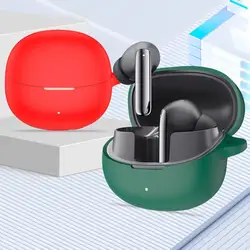 For QCY Melobuds Pro Blue Tooth Headphone Cover Silicone Cover Anti-drop Dust Charging Case Headset Silicone Case