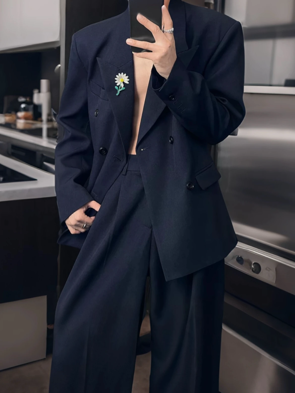 Men's 2025 Autumn New High-End Loose Comfort Stylish Suit Sets Male Versatile Fashion Suit Jackets Straight-Leg Suit Pants Sets