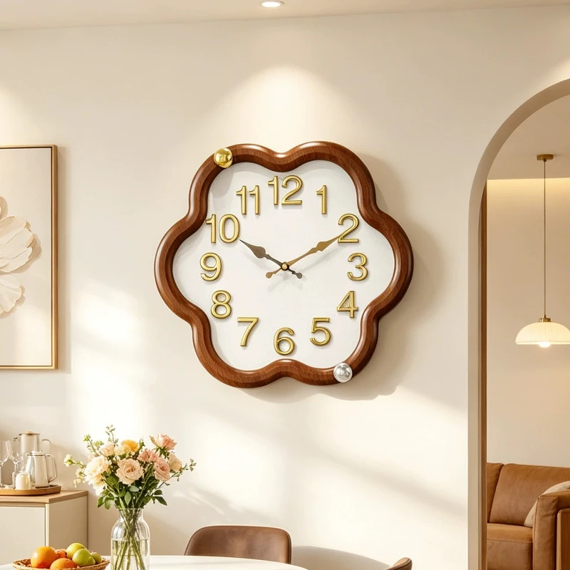 Creative Nordic Wall Watch Design Vintage Luxury Aesthetic Wall Watch Minimalist Living Room Reloj De Pared Ornaments Home Decor