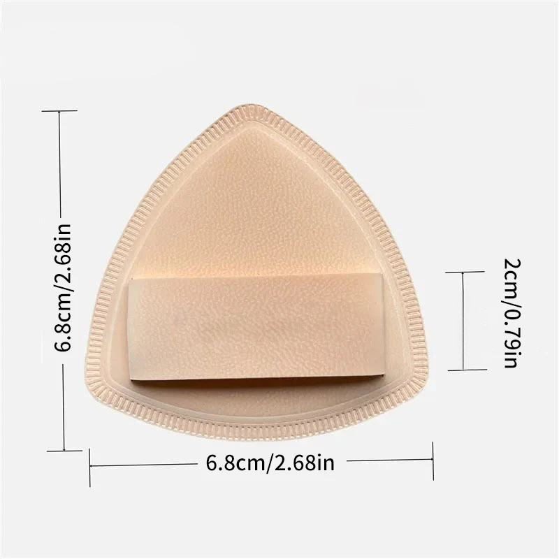 Large PU Leather Triangle Puff Soft Makeup Sponge For Face Make Up Eyes Contouring Shadow Cosmetic Washable Dry And Wet Use