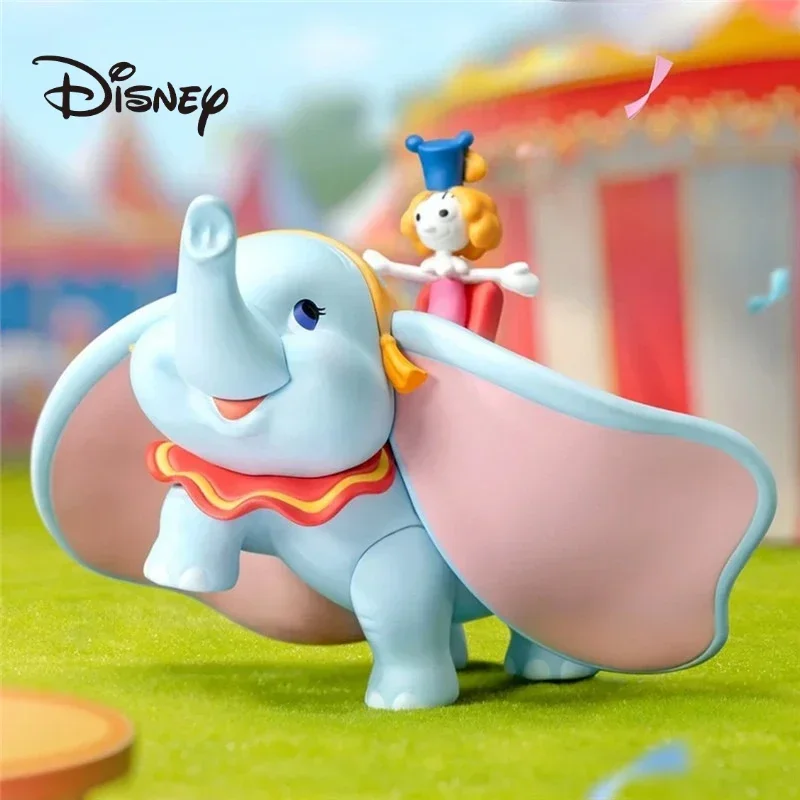 Disney Dumbo Happy Time Series Handmade Models Cartoon Anime Doll Toys Children's Kawaii Birthday Gifts Collection Decoration