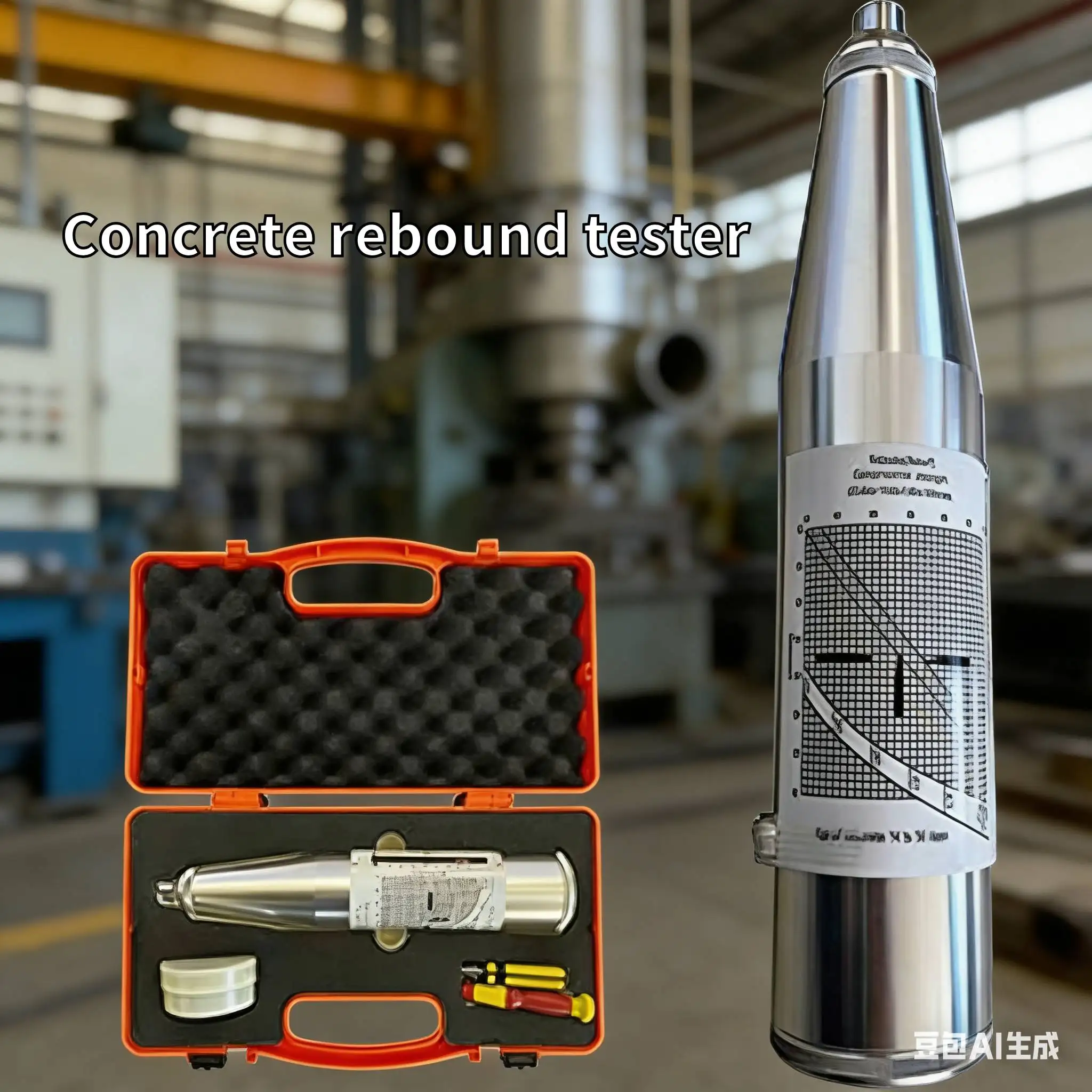 

Concrete Rebound Hammer Tester ZC3-A Resiliometer Hammer Test Meter Tool 10-60Mpa Concrete rebound tester strength tester