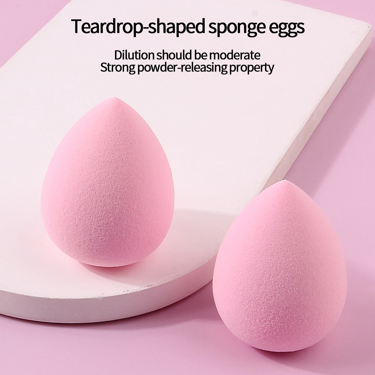100/50/30/25/20/12PCS XL Super Affordable Large Soft Makeup Sponge Beauty Egg Set, No Powder Sticking Portable Makeup Tool