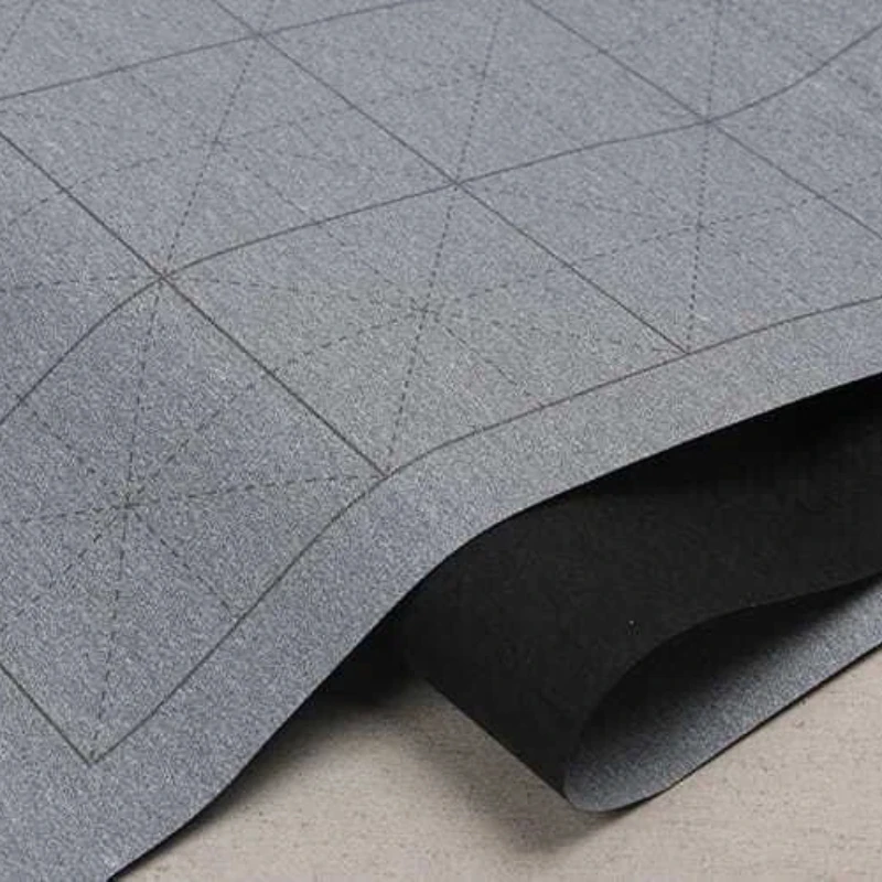 Blank Water Writing Cloth Thickened Imitation Xuan Paper Mi Grid Reusable Clear Water Chinese Calligraphy Drawing Practice Mat