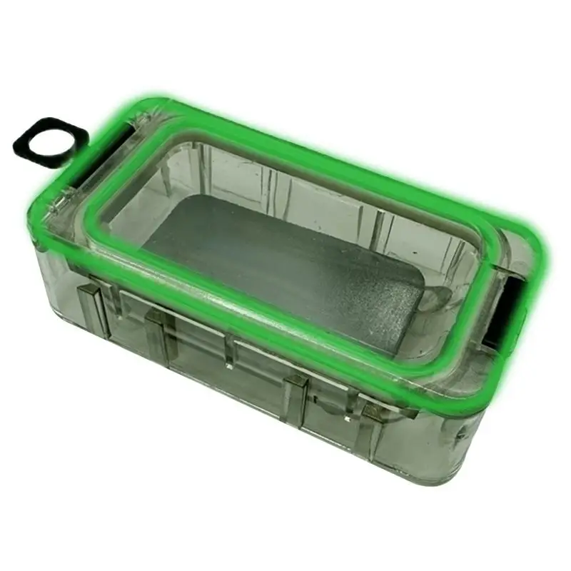 

Tackle Box For Fishing Thicker Floating Tackle Utility Box Waterproof Magnetic Glow In The Dark Fishing Tackle Storage Stores