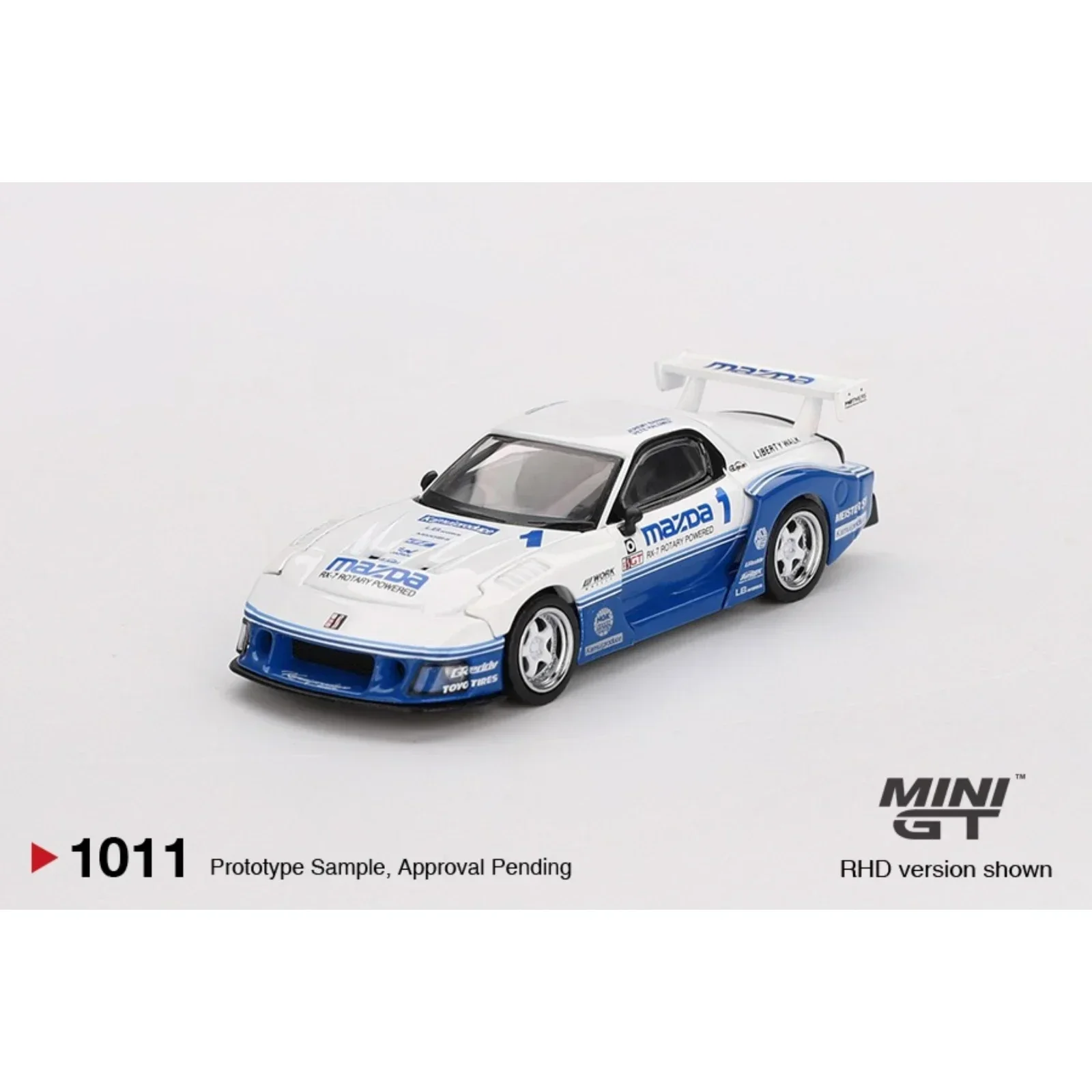 

PreSale MINIGT 1011 1:64 MAZDA RX7 FD3S LB Super Silhouette IMSA Diecast Car Model Collection Toys