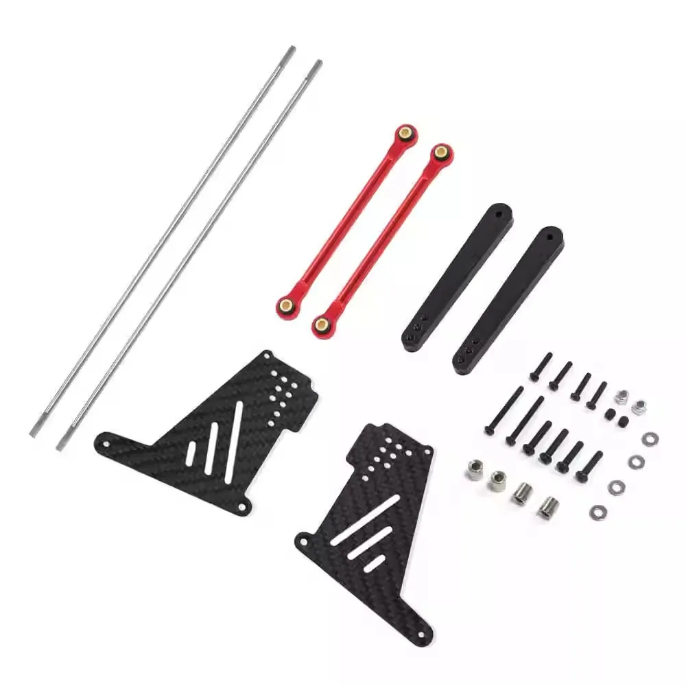 Barra anti-rolamento atualizada de metal, adequada para losi baja rey 2.0 raptor, barra traseira anti-rolamento, instalação de peças de modificação de tirante reforçado