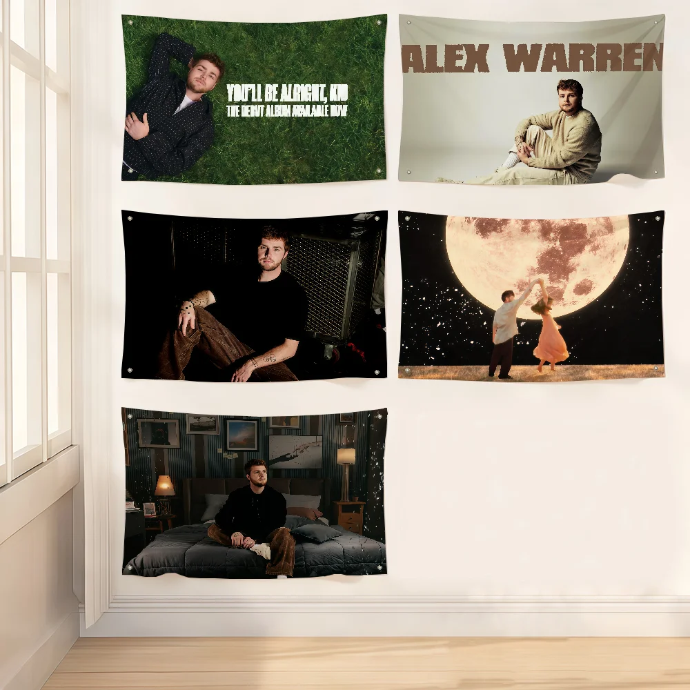 Singer A-Alex W-Warren you ll be alright flag Art Sci Fi Room Home Decor Wall Mount Home Decor Banner