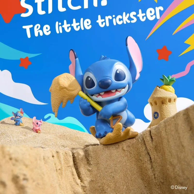 Nouvelle boîte aveugle originale MINISO Disney Stitch, où l'a fait Xiaojin Go? Série boîte aveugle Kit de Garage jouet Anime cadeau jouets de dessin animé