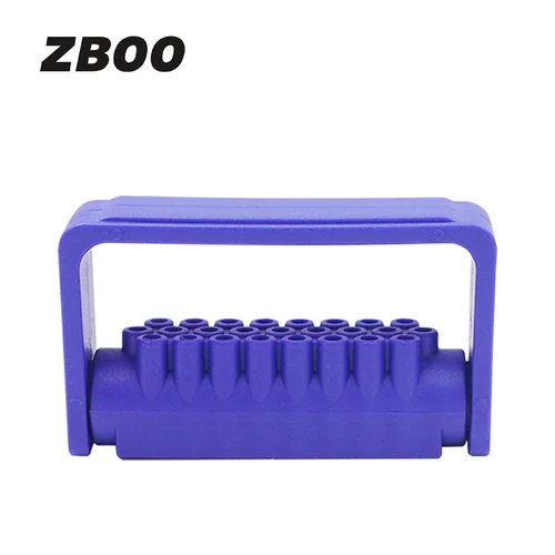 Imagen 2 del producto Marco de desinfección Dental resistente a altas temperaturas y apertura de presión, 25 agujeros para fresas dentales, equipo Dental