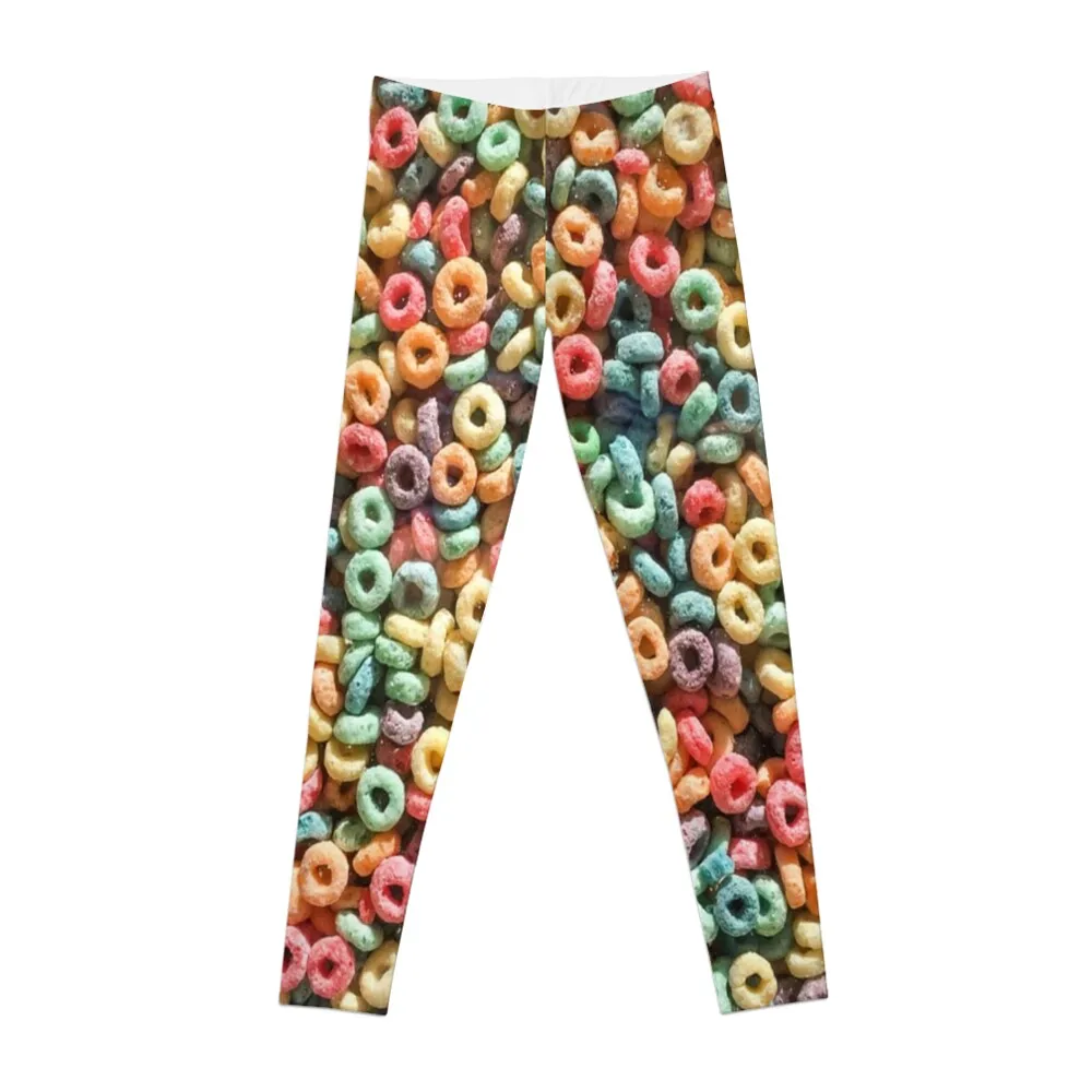 

Fruity cereal loops Leggings for physical sports tennis for Women's pants active wear Womens Leggings