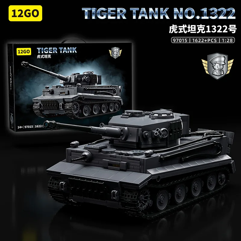

Staudinger No. 1322 Tiger Tank German Heavy Tank Building Block Model World War Ii Assembly Children's Boys Educational Toy