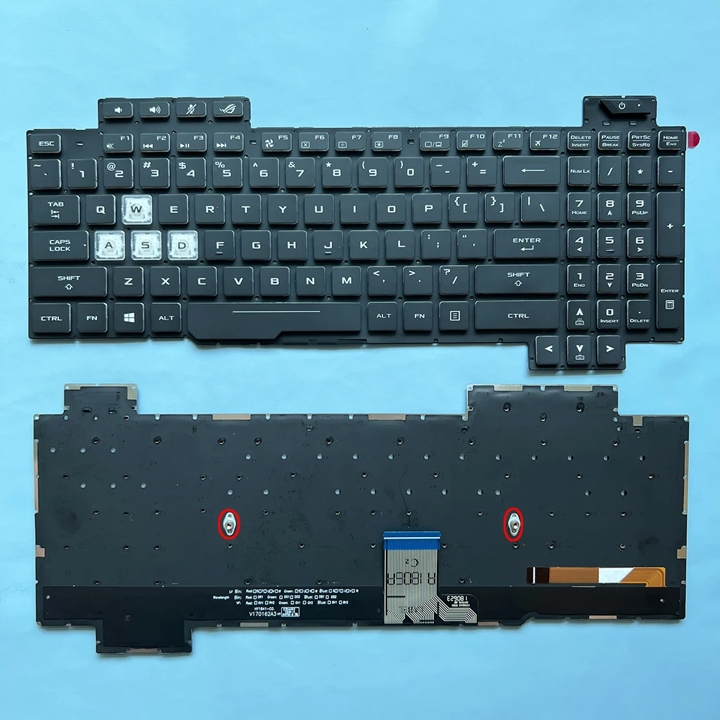 

GL504 US/Spanish/Russian RGB Backlit Keyboard For Asus ROG Strix GL504G GL504GM GL504V GL504GS GL504GV GL504GW Notebook RU/SP